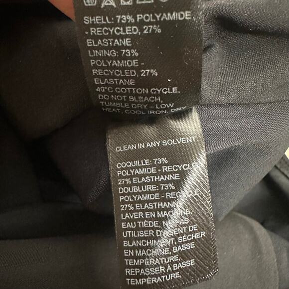 NWT Toteme Deep Neck One Piece Swimsuit Women's Black Size XXS 2X-Small - Picture 8 of 8